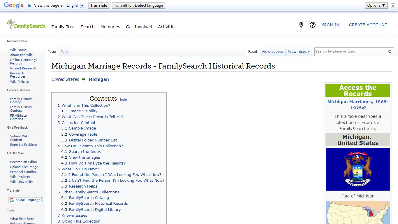 Michigan Marriage Records - FamilySearch Historical Records